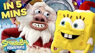 ‘It’s a SpongeBob Christmas!’ Special 🎄 FULL EPISODE in 5 Minutes! Resimi