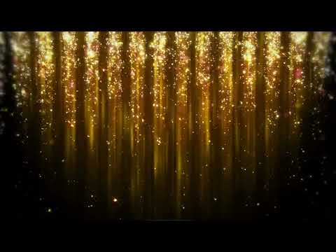 Golden Luxury Particles Video Background | 4K Golden Sparkles Dust Background Looped Animation