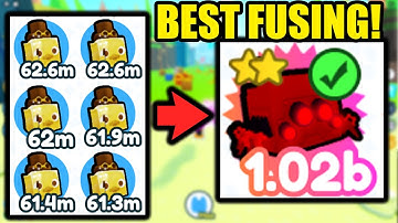 Testing the BEST FUSING METHODS in Pet Simulator X Roblox