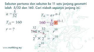 T4(BM) Bab 5 (V3.2) Janjang Geometri: (Tn) - Soalan Jenis 2