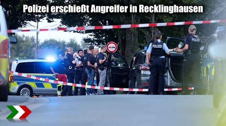 Polizei erschießt Angreifer in Recklinghausen