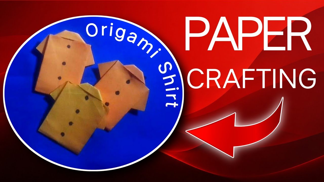 EASIEST Origami Shirt | Paper Shirt and Tie | Paper Craft Shirt