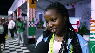 Interview with WFM Masaiti Besa, Botswana | 44th Chess Olympiad, Round 1 |