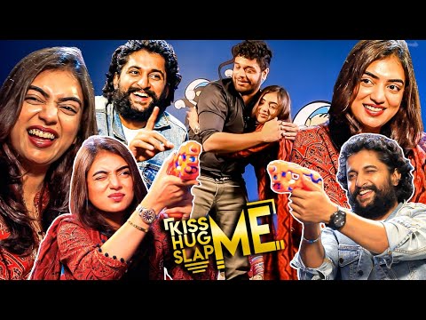 Nazriya Kiss Me 💋 Hug Me 🤗 Slap Me 🤣 Nikki நெஞ்சுல சுட்டுட்டாங்க 🔫 Nani's Super Fun Interview