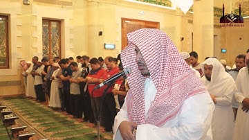 | عشائية مرئية رائعة || القارئ عبدالله السليمان || من سورة ق | 1435/8/11هـ HD