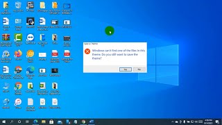 (Fixed) Windows Can't Find Any Of The Files For This Theme