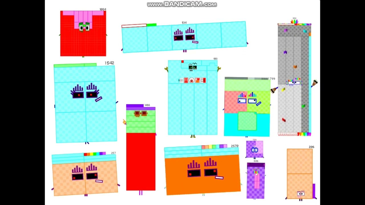 Numberblocks Band Retro comparison (0) remix
