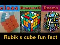 A fun fact with Rubik's cube class/Homework/Exams///AK CUBIC WORLD//