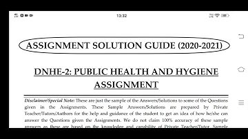 DNHE 2 IGNOU SOLVED ASSIGNMENT 2020-21