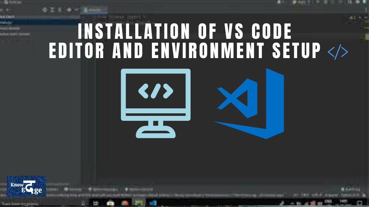 VS Code installation and environment setup. Downloading extensions ...