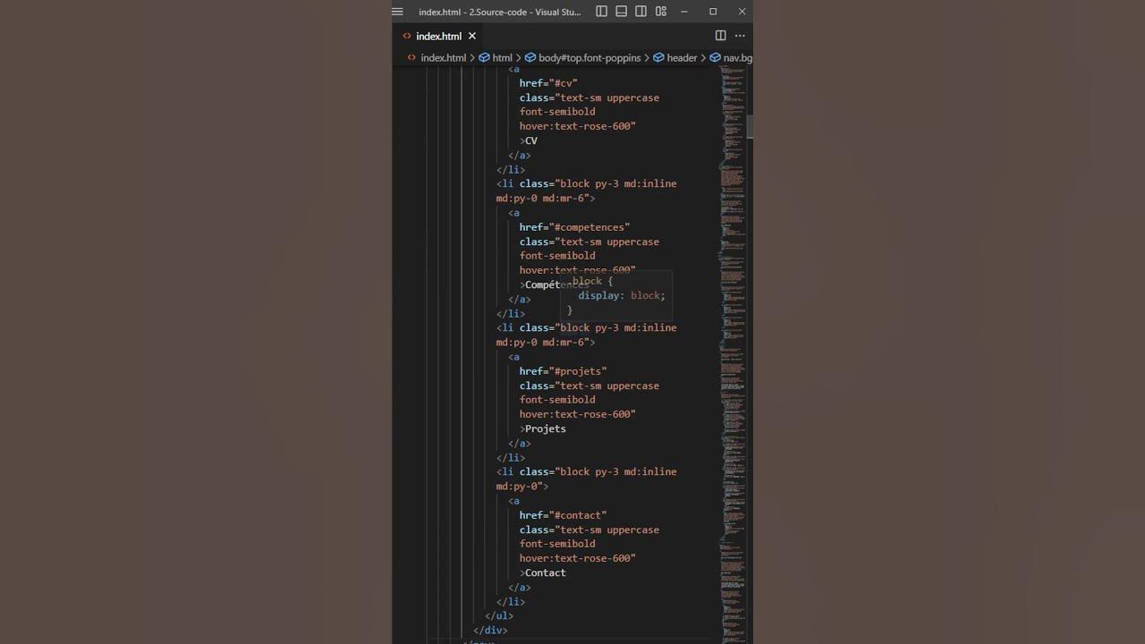 Vs code s lectionner de grands blocs de code youtube