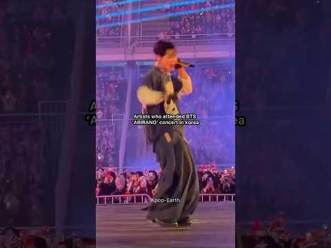 Artists who attended bts goyang concert✨…#kpop #youtube #shortvideo