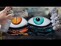 Spray Paint Art Tutorial Two Different Types of Eyes