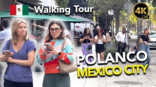 Unveiling POLANCO'S Hidden GEMS 🇲🇽 | WALKING TOUR 4K Mexico City LUXURY Neighbourhood 💎