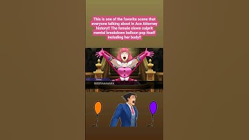 Wait DID SHE POP HER BALLOON INSIDE HER DRESS FOR ATTENTION?! | Apollo Justice Ace Attorney Trilogy