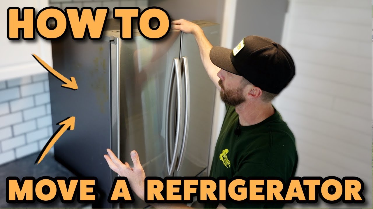 How to Move a Refrigerator EXPLAINED! Step by Step Instructions: Disassembly & Protection for Moving