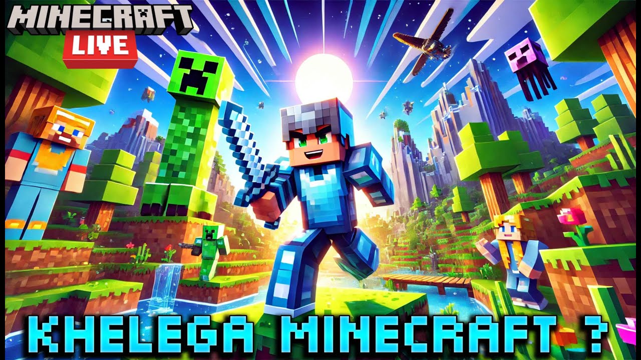 Minecraft Live Stream in Hindi | Khelega? #minecraft - YouTube