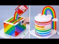 🌈How to Make Stunning Rainbow Cake Decoration | Amazing Rainbow Cake Ideas to Impress Your Guests