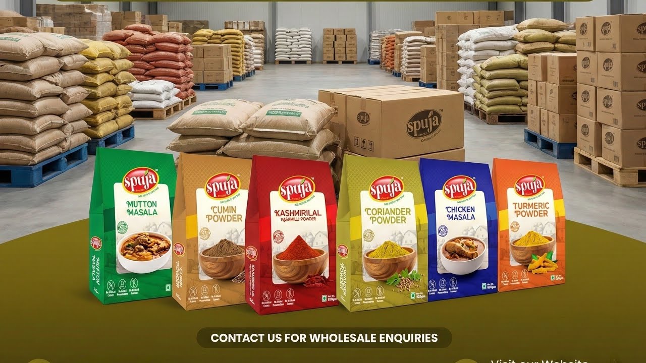 B2B Masala Wholesale Partner | Bulk Orders, Best' Prices Spuja 2026 