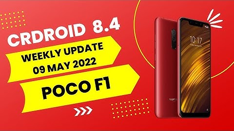 crDroid 8.4 : Android 12L | Weekly Update Review | Build 20220509 | #pocof1#crdroid#android12l