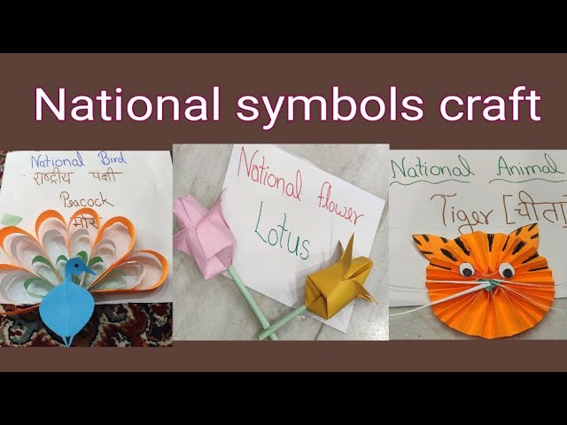 National symbols paper origami craft| Republic day craft activities|  independence day craft activity - YouTube
