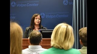 NYU Rudin Center's Sarah Kaufman at the U.S. DOT Volpe Center | September 19, 2019