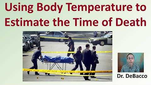 Using Body Temperature to Estimate the Time of Death