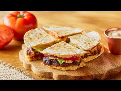 Easy Quesadilla Burger Recipe
