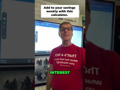 Unlock Wealth: The Revolutionary Weekly Compound Interest Calculator! #shorts