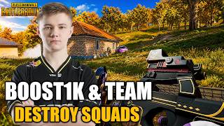 Boost1K's Aggressive Teamplay Is Hard to Watch for Enemy Squads | PUBG