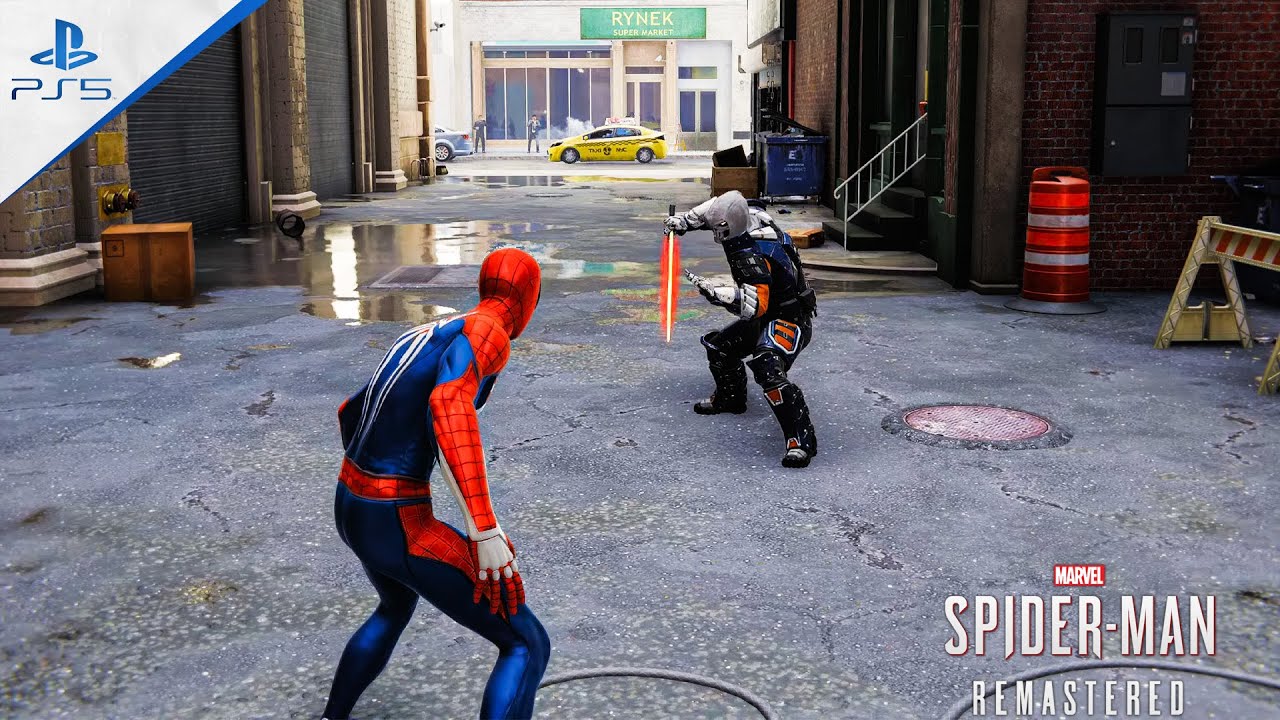 Spider Man VS Taskmaster - Marvel’s Spider Man Remastered (PS5) │4K ...
