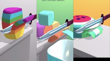 ASMR Slicing Gameplay | Satisfying and Relaxing Sounds | ASMR Video #5