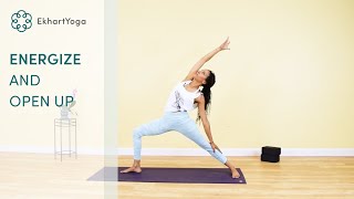 Energize and open up yoga flow with Laia Bové on EkhartYoga