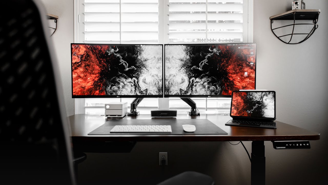 My Dream Dual Monitor Desk Setup 2020! - Youtube