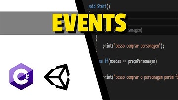 C# Para Unity - Eventos / Events  - Programando Na Unity - Aula 41