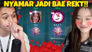 Reaksi Vior Ketika Gw Nyamar Jadi Bae REKT!! Ngakak Banget liatnya!! - Mobile Legends