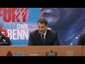 Conor Benn’s FULL post-fight press conference after Chris Eubank Jr defeat