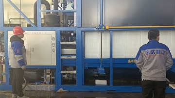 Direct cooling ice block making machine