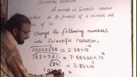 Scientific Notation part 2