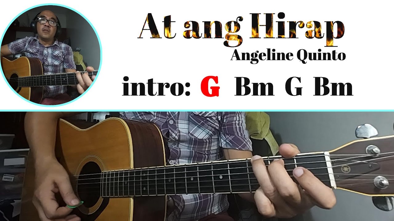 At ang hirap - Angeline Quinto guitar cover with chords and lyrics