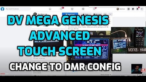 DV Mega Genesis Node - Advanced Touch Screen -Change to DMR Configeration