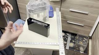 Unboxing and Set Up Review of Eshopps AEO11015 Overflow Boxes Pf-1200 for Aquarium Tanks 4th Gen