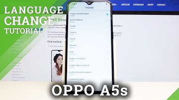 How to Change Language in OPPO A5s – Find Language List