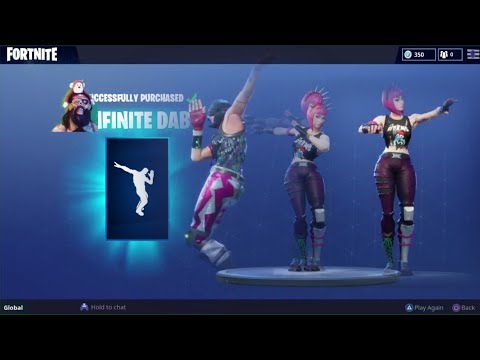 menamescho s live infinite dab all skins fortnite battle royale friday 6th july - fortnite dab wallpaper