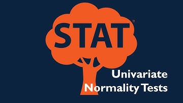 Univariate Normality Tests using Stata