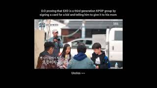 Exo D.o As A 3Rd Generation Idol || Not Him Signing A Card For A Student's Mom 😂