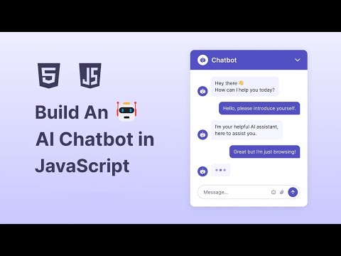 the javascript helper ai chatbot - ubos Images High... Create Own AI Powered ChatBot in JavaScript 🤖 - YouTube
