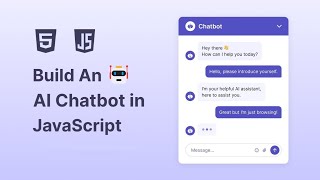 Create Own AI Powered ChatBot in JavaScript 🤖
