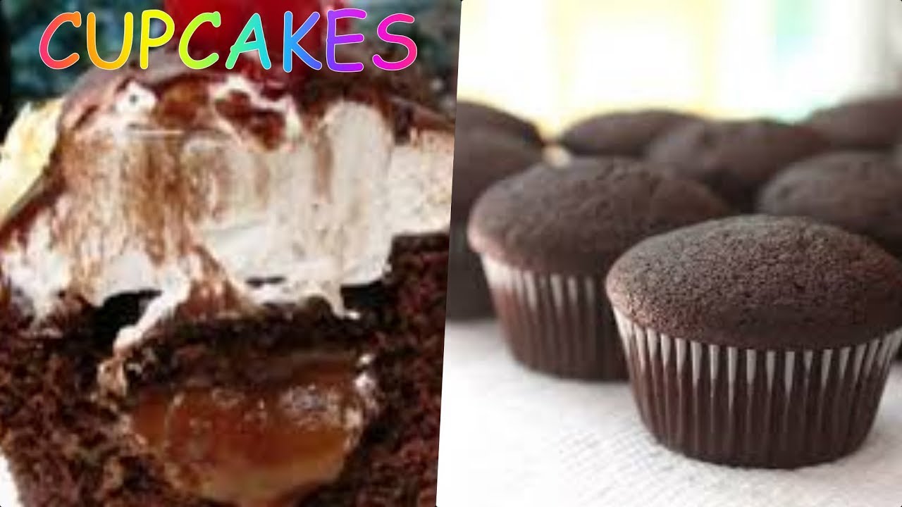 CUPCAKES RECHEADO DE DOCE DE LEITE - RECEITA SIMPLES
