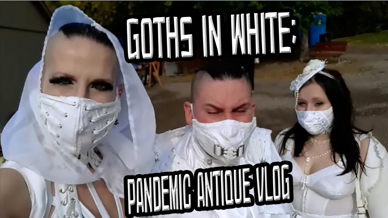 Weirdos in White go to the Antique Market | Madame Absinthe
